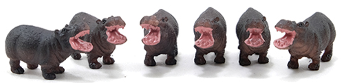 Hippopotamus, 6pc